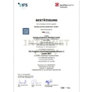 Laube Pongau mit IFS Progress Food - Zertifikat 2025 